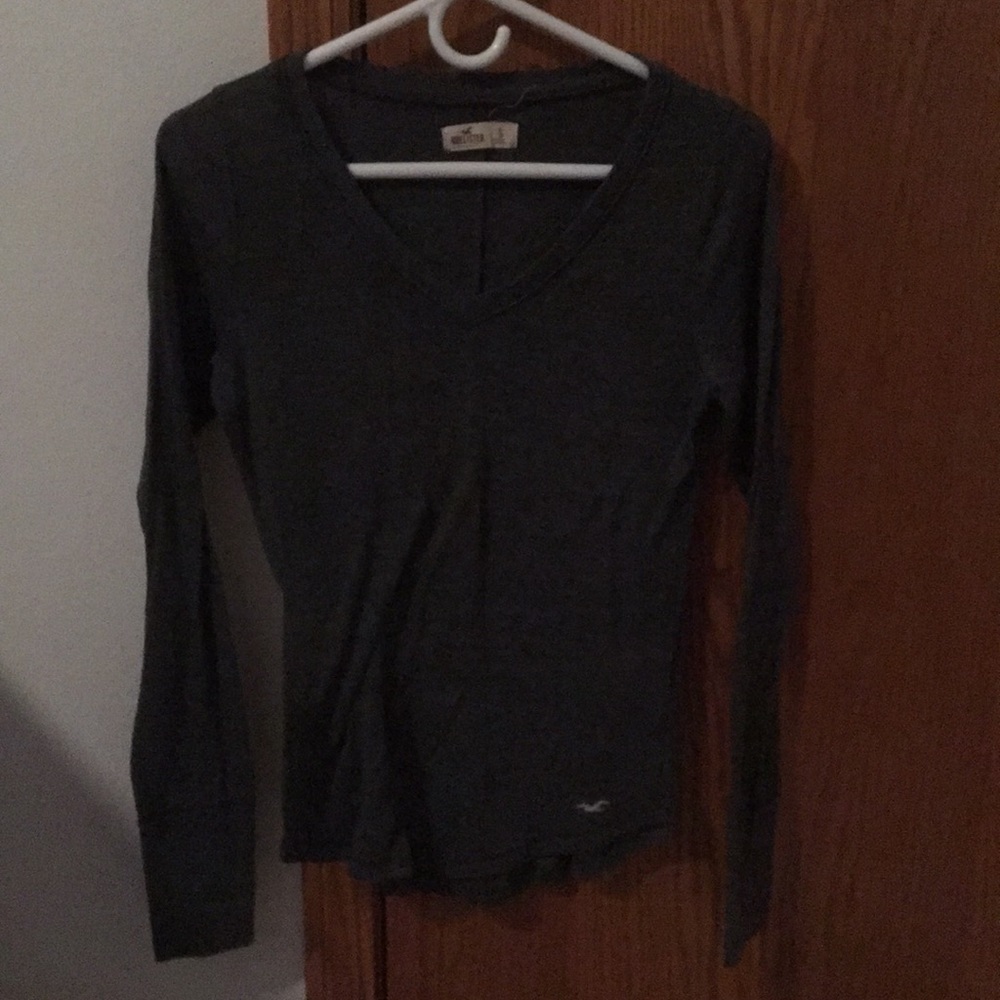 Holister Grey Long Sleeve Tee (Teen)